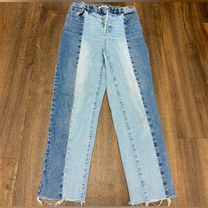 Pac Sun Two-Tone Jeans